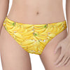 Ripe Banana Pattern Print Women's Thong