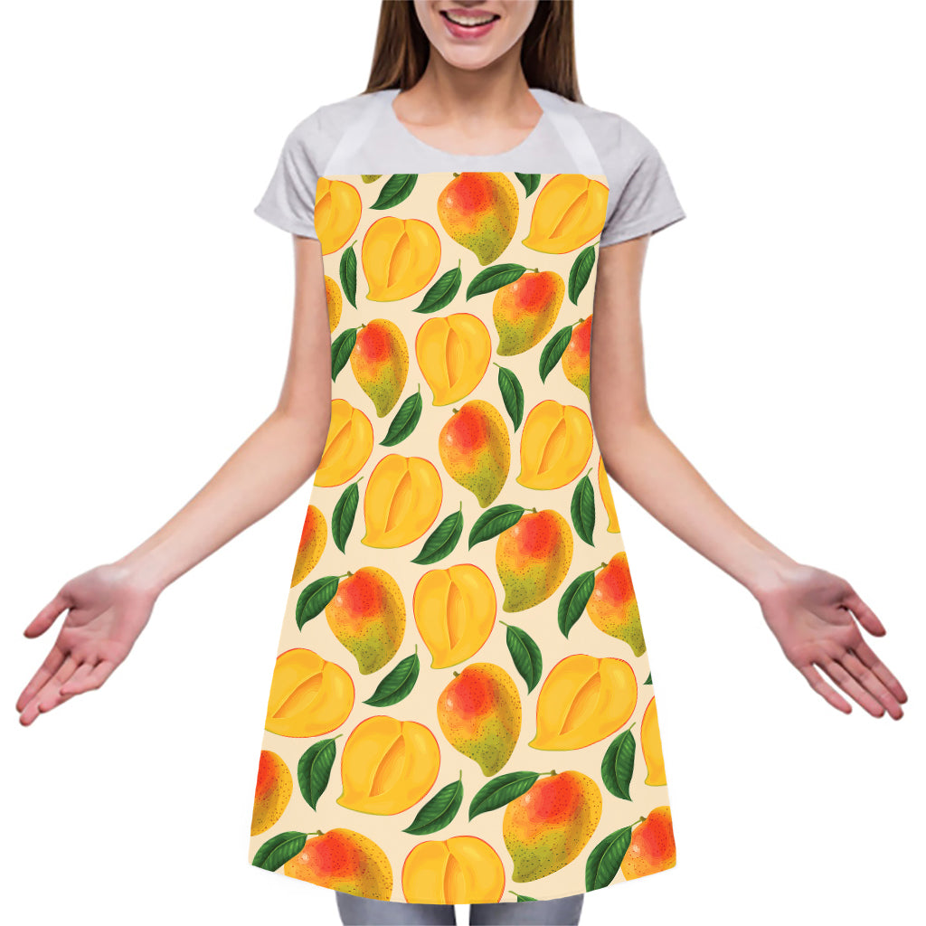 Ripe Mango Fruit Pattern Print Adjustable Apron