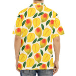 Ripe Mango Fruit Pattern Print Aloha Shirt