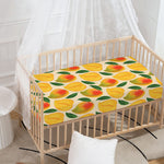 Ripe Mango Fruit Pattern Print Baby Crib Sheet