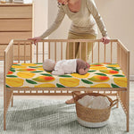 Ripe Mango Fruit Pattern Print Baby Crib Sheet