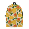 Ripe Mango Fruit Pattern Print School Backpack