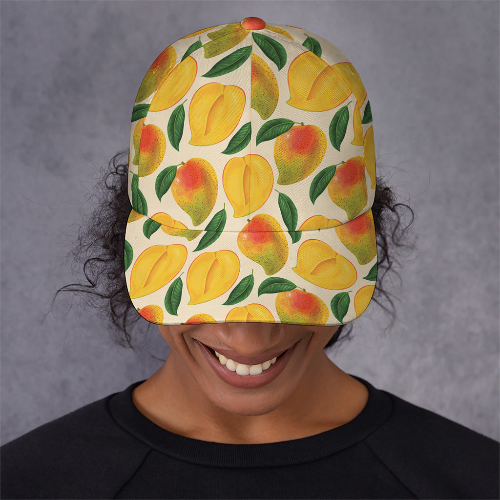 Ripe Mango Fruit Pattern Print Baseball Cap