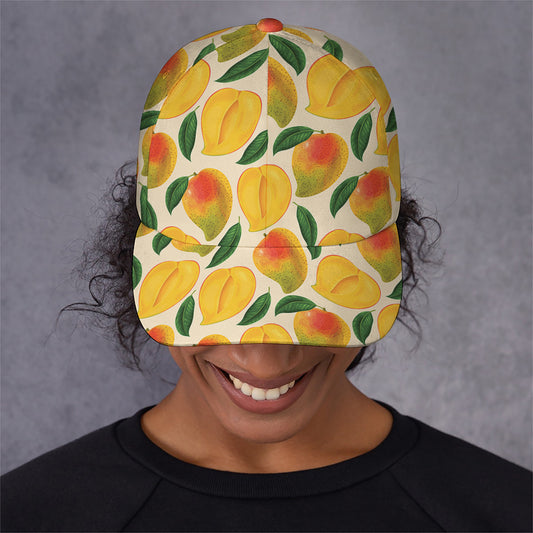 Ripe Mango Fruit Pattern Print Baseball Cap