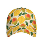 Ripe Mango Fruit Pattern Print Baseball Cap