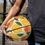 Ripe Mango Fruit Pattern Print Basketball