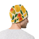 Ripe Mango Fruit Pattern Print Beanie