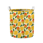 Ripe Mango Fruit Pattern Print Collapsible Laundry Basket