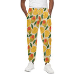 Ripe Mango Fruit Pattern Print Cotton Pants