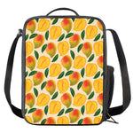 Ripe Mango Fruit Pattern Print Crossbody Lunch Bag