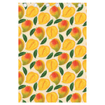 Ripe Mango Fruit Pattern Print Curtain