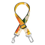 Ripe Mango Fruit Pattern Print Dog Seat Belt