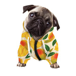 Ripe Mango Fruit Pattern Print Dog Zip Up Hoodie