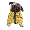 Ripe Mango Fruit Pattern Print Dog Zip Up Jacket
