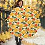 Ripe Mango Fruit Pattern Print Foldable Umbrella