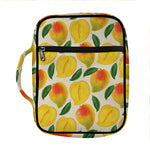 Ripe Mango Fruit Pattern Print Front Pocket Bible Bag