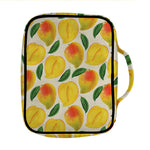 Ripe Mango Fruit Pattern Print Front Pocket Bible Bag