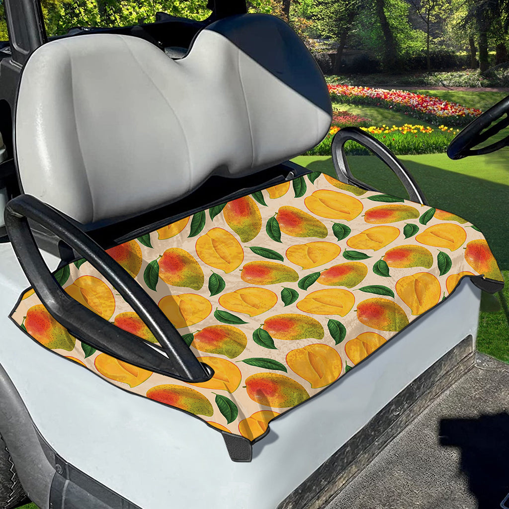 Ripe Mango Fruit Pattern Print Golf Cart Seat Cover