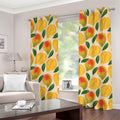 Ripe Mango Fruit Pattern Print Grommet Curtains