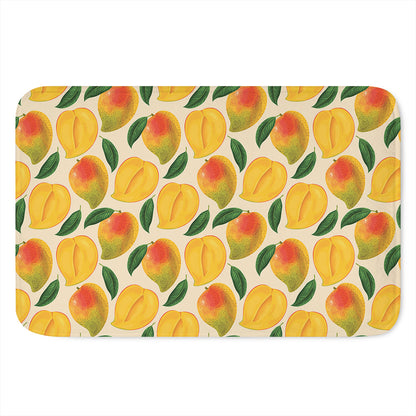 Ripe Mango Fruit Pattern Print Indoor Door Mat