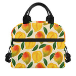 Ripe Mango Fruit Pattern Print Insulated Lunch Bag
