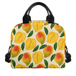 Ripe Mango Fruit Pattern Print Insulated Lunch Bag