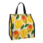 Ripe Mango Fruit Pattern Print Insulated Lunch Tote