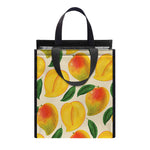 Ripe Mango Fruit Pattern Print Insulated Lunch Tote