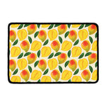 Ripe Mango Fruit Pattern Print Kitchen Mat