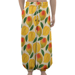 Ripe Mango Fruit Pattern Print Lantern Pants