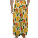 Ripe Mango Fruit Pattern Print Lantern Pants