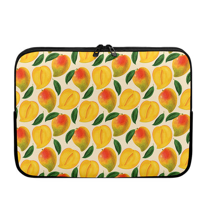 Ripe Mango Fruit Pattern Print Laptop Sleeve