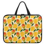 Ripe Mango Fruit Pattern Print Laptop Sleeve With Handle