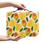 Ripe Mango Fruit Pattern Print Leather Bible Cover