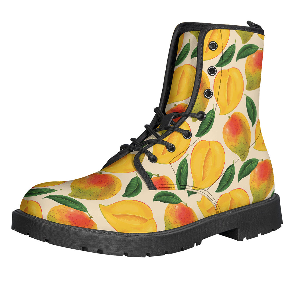 Ripe Mango Fruit Pattern Print Backpack