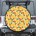 Ripe Mango Fruit Pattern Print Leather Spare Tire Cover