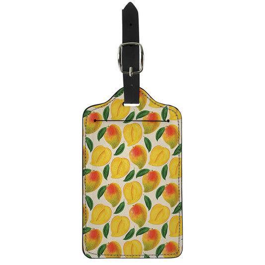 Ripe Mango Fruit Pattern Print Luggage Tag