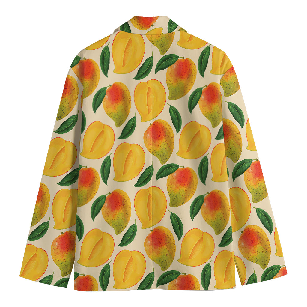 Ripe Mango Fruit Pattern Print Men's Blazer