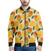 Ripe Mango Fruit Pattern Print Men's Bomber Jacket