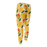 Ripe Mango Fruit Pattern Print Men's Compression Pants