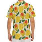 Ripe Mango Fruit Pattern Print Men's Deep V-Neck Shirt