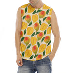 Ripe Mango Fruit Pattern Print Men's Fitness Tank Top