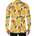 Ripe Mango Fruit Pattern Print Men's Long Sleeve T-Shirt
