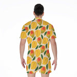 Ripe Mango Fruit Pattern Print Men's Rompers
