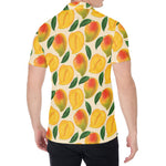 Ripe Mango Fruit Pattern Print Men's Shirt