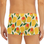 Ripe Mango Fruit Pattern Print Men's Short Boxer Briefs