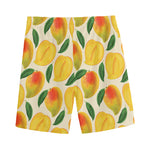 Ripe Mango Fruit Pattern Print Men's Sports Shorts
