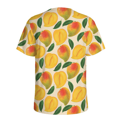 Ripe Mango Fruit Pattern Print Men's Sports T-Shirt