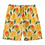 Ripe Mango Fruit Pattern Print Men's Swim Trunks