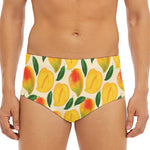 Ripe Mango Fruit Pattern Print Men's Triangle Swim Briefs